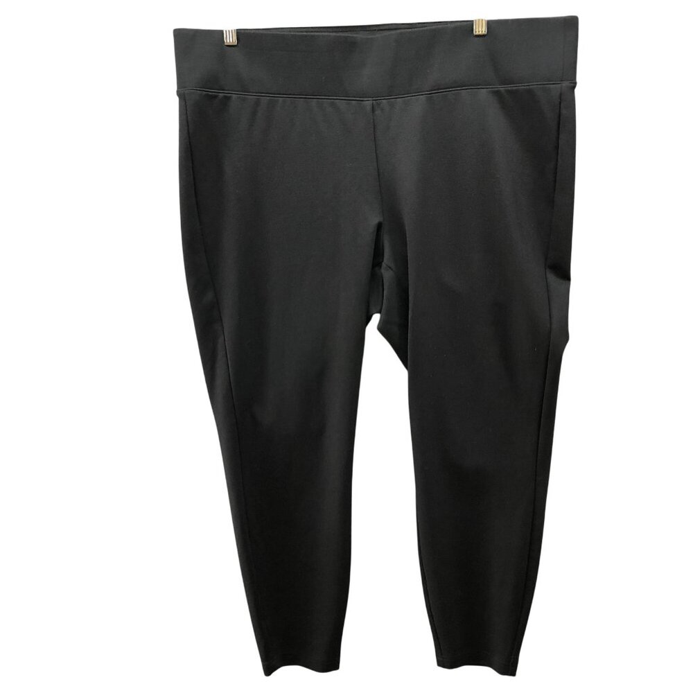 Torrid Studio Ponte‎ Legging Pants Womens 3XT Tall Black Stretch Pull On